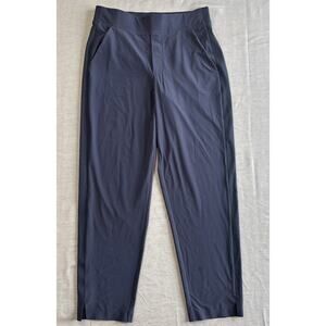 Athleta size 4 Navy Blue Brooklyn Mid Rise Ankle Pant Athleisure Lightweight